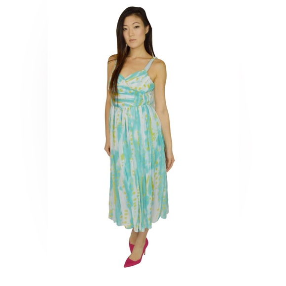 W118 by Walter Baker Dresses & Skirts - W118 By Walter Baker Dress Julissa paint dash dress NWT Y2K large teal green